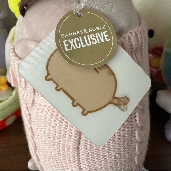 Pusheen With Pink Sweater Plush 9” - Picture 2 of 5